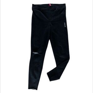 Spanx Vintage Distressed Ankle Skinny Jeans in Black size large